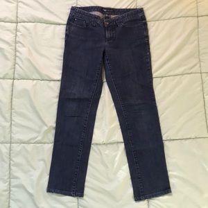 Mossimo Dark Dark Low-Rise Denim sz 6 straight leg